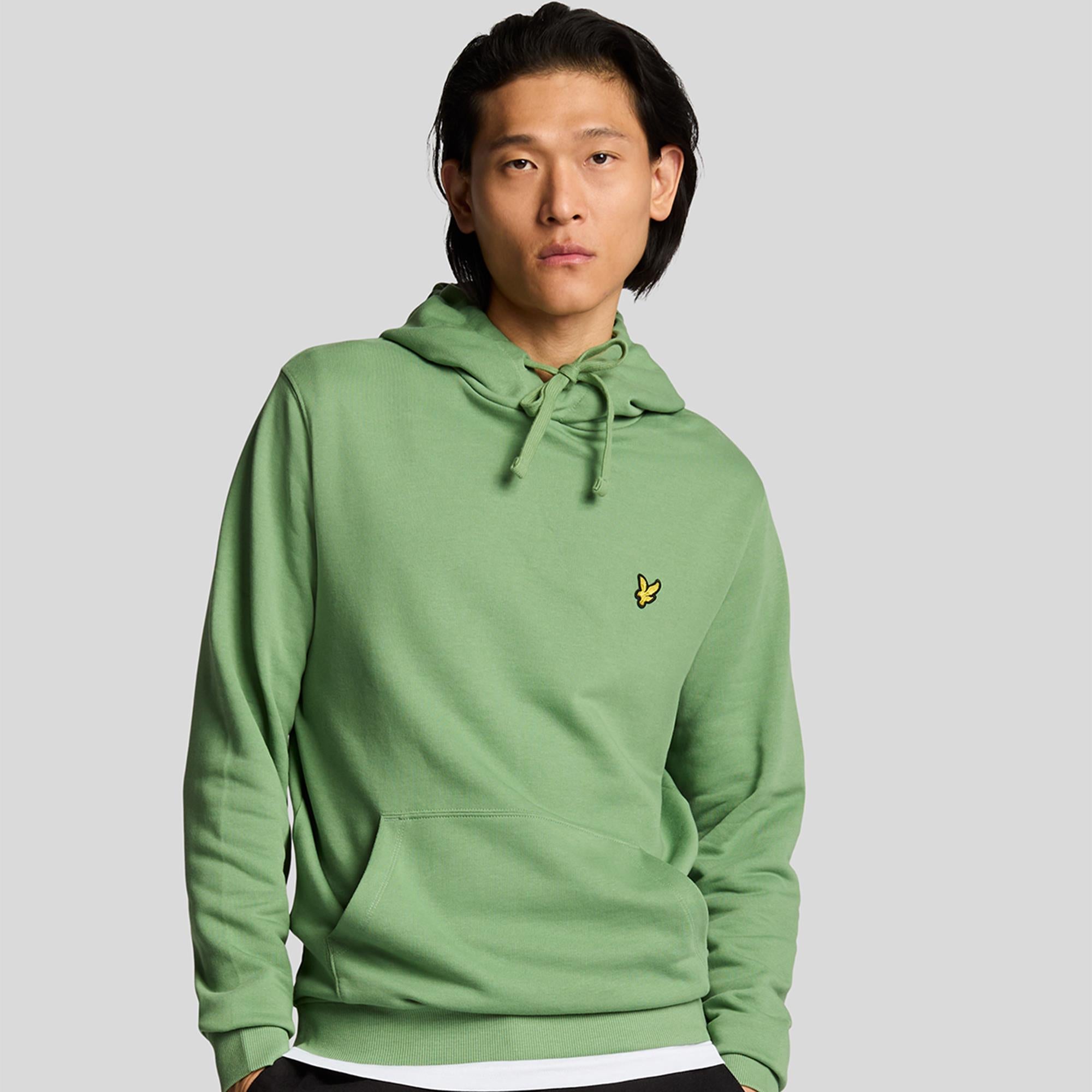 Lyle & Scott Pullover Mens Hoodie Smoke Green